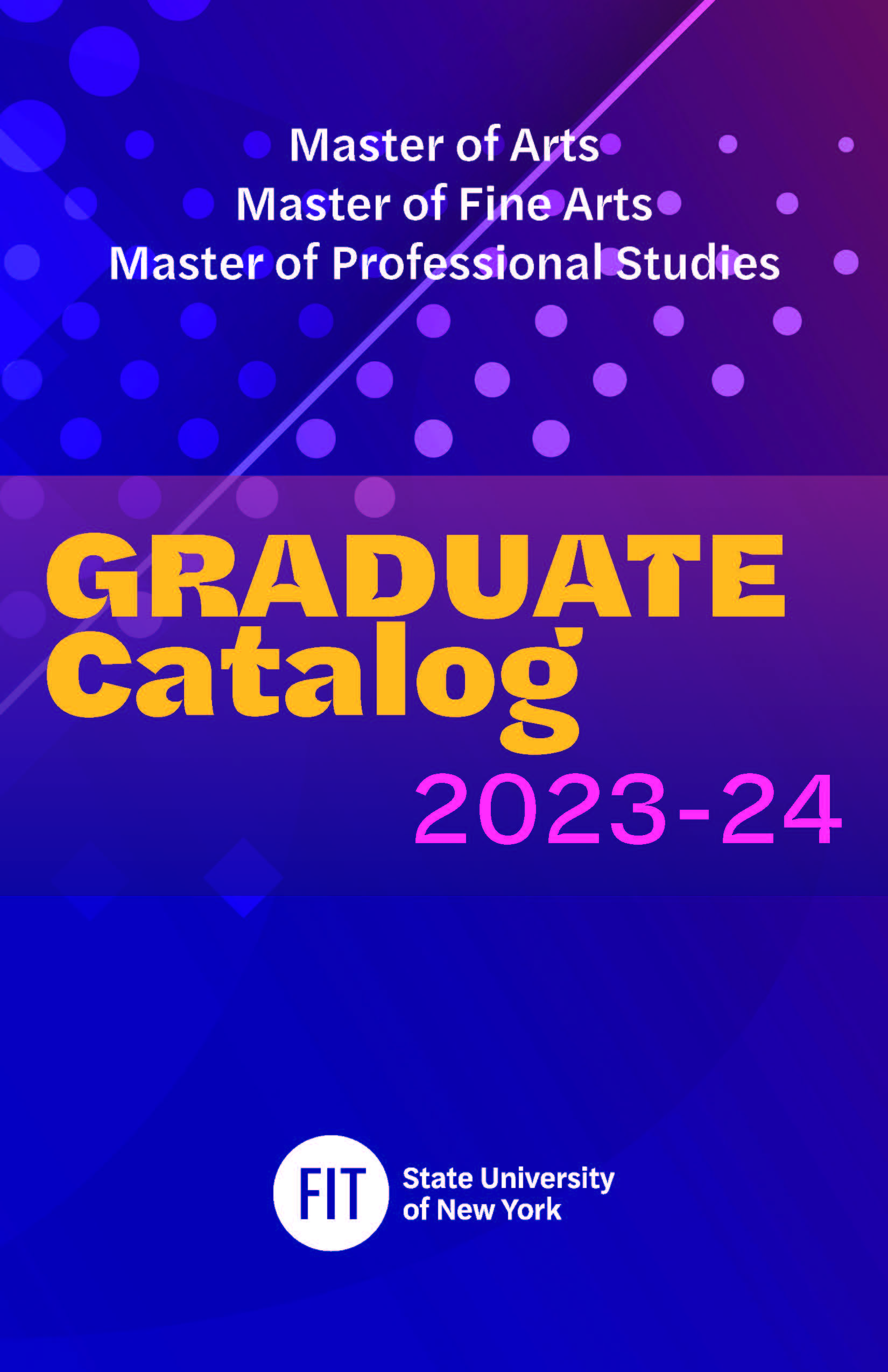 2023-24 Graduate Catalog Cover