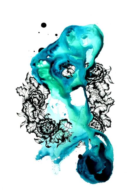 morgan winter's painting, fluid