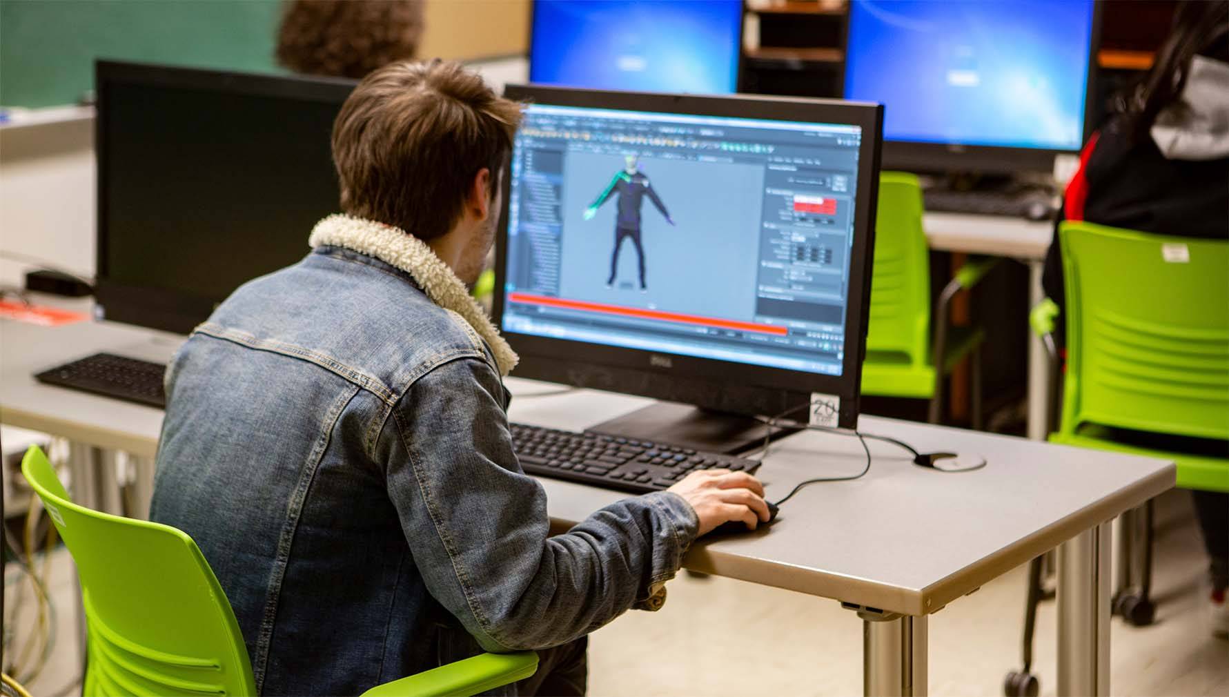 computer lab in the Library