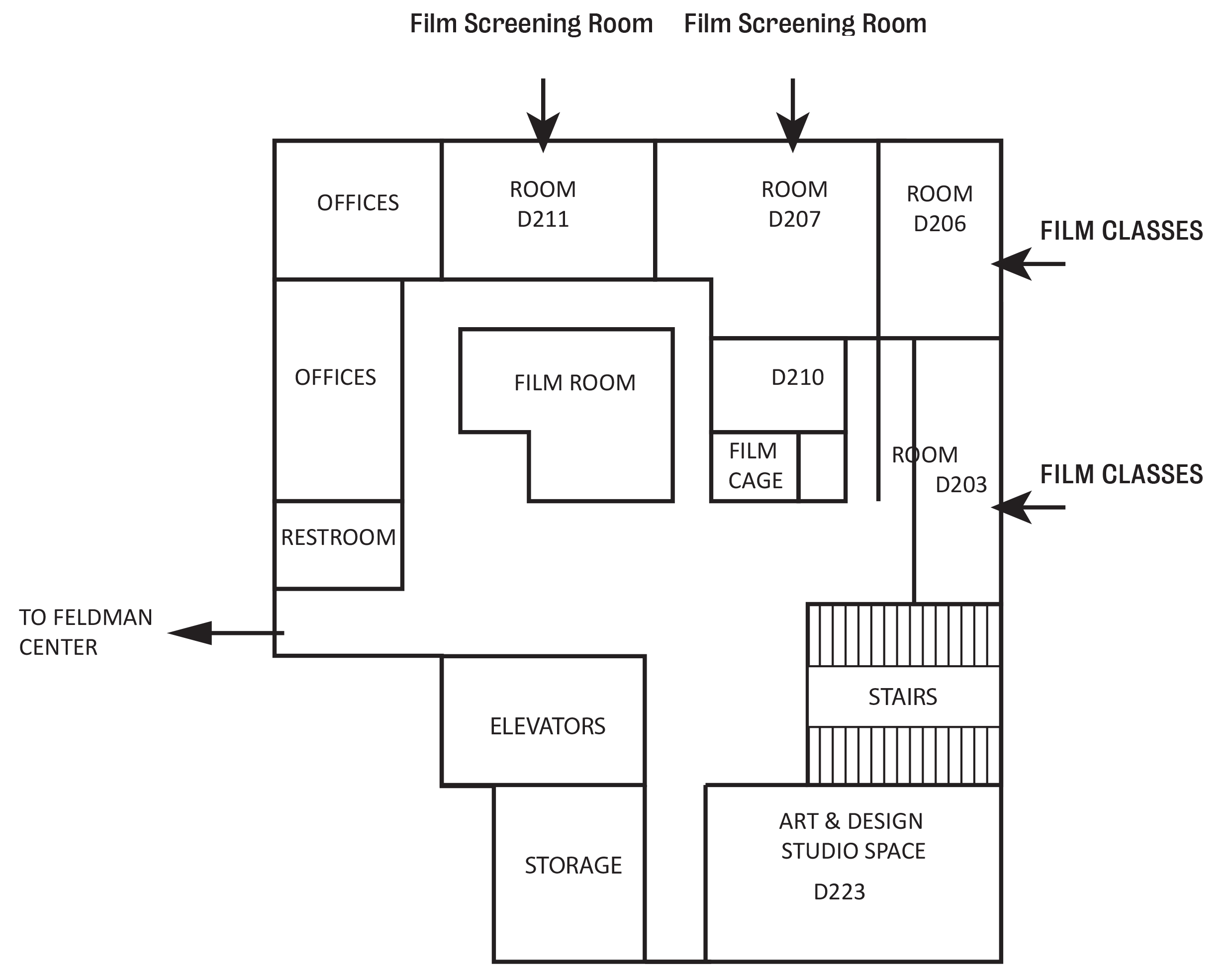 floor map of pomerantz 2nd floor