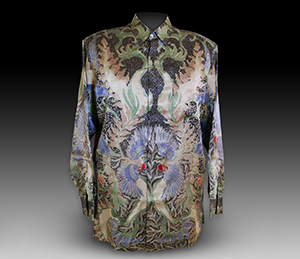 patterned mens shirt